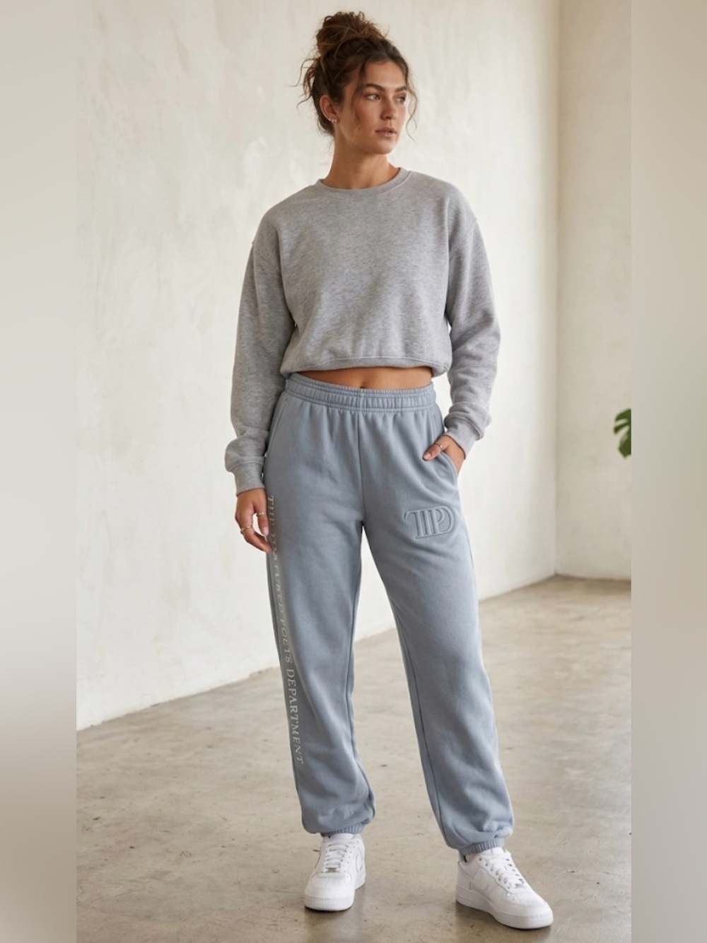 OFFICIAL TAYLOR SWIFT The tortured poets department Merchandise grey sweats.